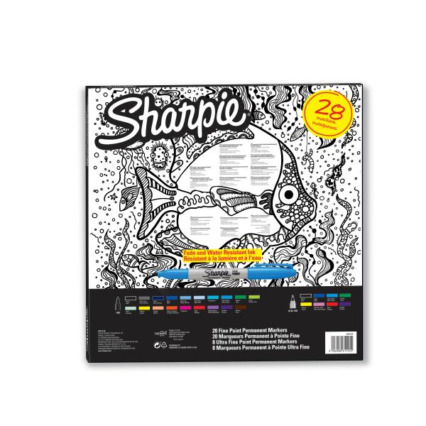 Sharpie permanent marker sharpie set 2061125 fish 28 stk. - Sharpie-2061125-3026980611255-02.jpg