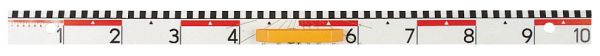 Sieco wandtafellineal 100cm 332100 weiss, mit griff - Sieco-332100-7640114380488