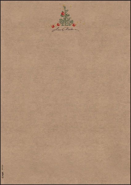 Sigel weihnachts-motiv-papier a4 dp415 apples kraftpapier 100 stk. - Sigel-dp415-4004360795626