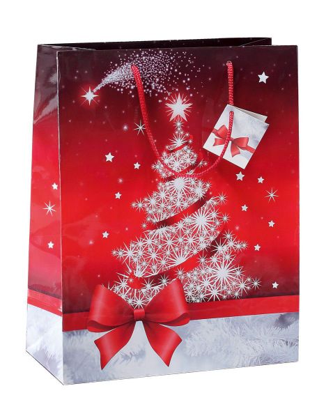 Sigel geschenktasche sparkling tree gt022 glanz 260x330x120mm 5 stk. - Sigel-gt022-4004360858536