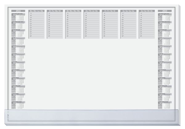 Sigel schreibunterlage,protect ho366 transp.2-jahr-kal.40bl - Sigel-ho366-4004360832888