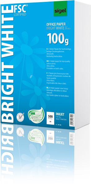 Sigel inkjet-papier a4 ip150 100g bright white 500 blatt - Sigel-ip150-4004360997990