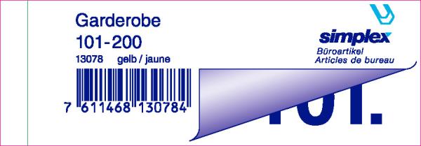 Simplex garderobenblock 101-200 13078 gelb 100 blatt - Simplex-13078-7611468130784-02.jpg