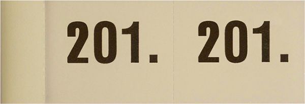 Simplex garderobenblock nr. 201-300 13084 weiss 100 blatt - Simplex-13084-7611468130845