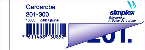 Simplex garderobenblock 201-300 13085 gelb 100 blatt - Simplex-13085-7611468130852-02.jpg