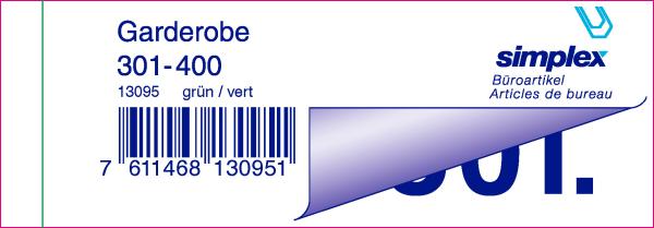 Simplex garderobenblock 301-400 13095 grün 100 blatt - Simplex-13095-7611468130951-02.jpg