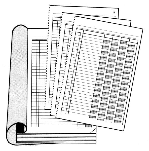 Simplex kolonnenbuch a4 15477 weiss/blau 50x2 blatt - Simplex-15477-7611468154773