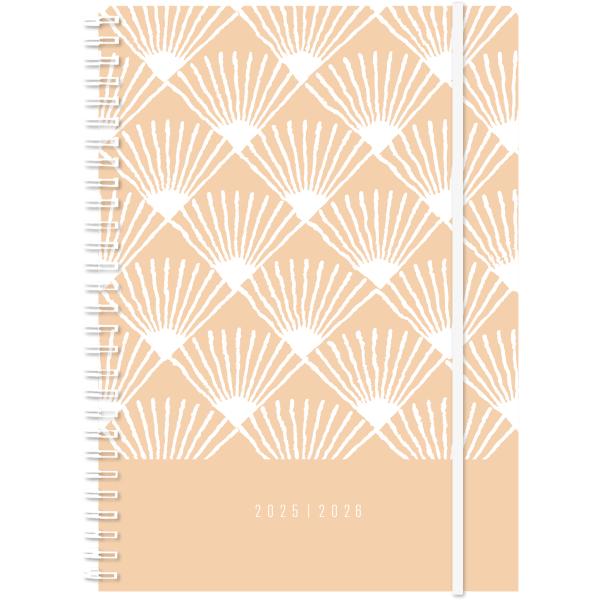 Simplex schüleragenda joy 25/26 500417.26 1w/2s 17m aprikose 14.8x21cm - Simplex-50041726-7611468040120