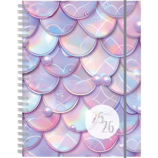 Simplex schüleragenda touch 25/26 500430.26 1w/2s 17m mermaid ml 12x16.5cm - Simplex-50043026-7611468040298