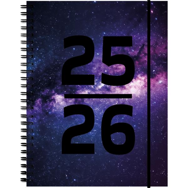 Simplex schüleragenda touch 25/26 500432.26 1w/2s 17m galaxy ml 12x16.5cm - Simplex-50043226-7611468040311