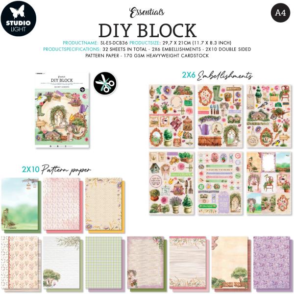 Sizzix designblock a4 dcb36 secretegarden 32 blatt - Sizzix-dcb36-8713943140048-03.jpg