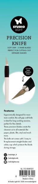 Sizzix skalpell 1.6x15.6x1.6cm knife01 5 klingen - Sizzix-knife01-8713943147092