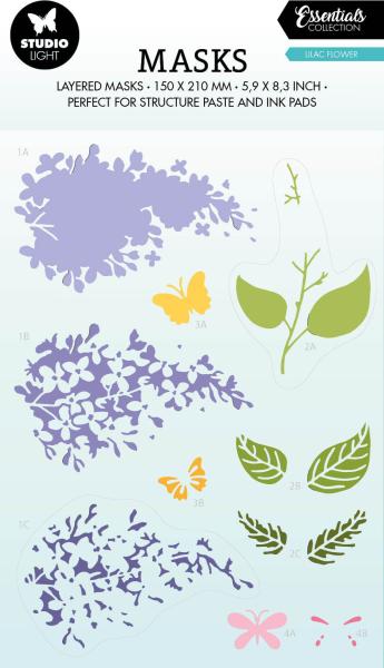 Sizzix maske 15x21x0.1cm mask172 kirschblüte - Sizzix-mask172-8713943139592