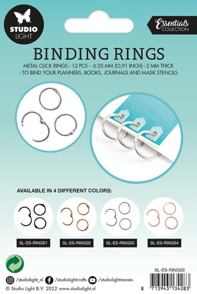 Sizzix bindung klickri. 2.3x2.3x0.3cm ring03 silber 12 stück - Sizzix-ring03-8713943134283-02.jpg