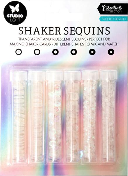 Sizzix streuelemente 15x11x1.5cm shake07 pailletten 6 stück - Sizzix-shake07-8713943140147