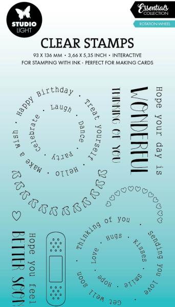 Sizzix klarischtstempel kreise stamp633 13.8x13.8x0.3cm - Sizzix-stamp633-8713943150191