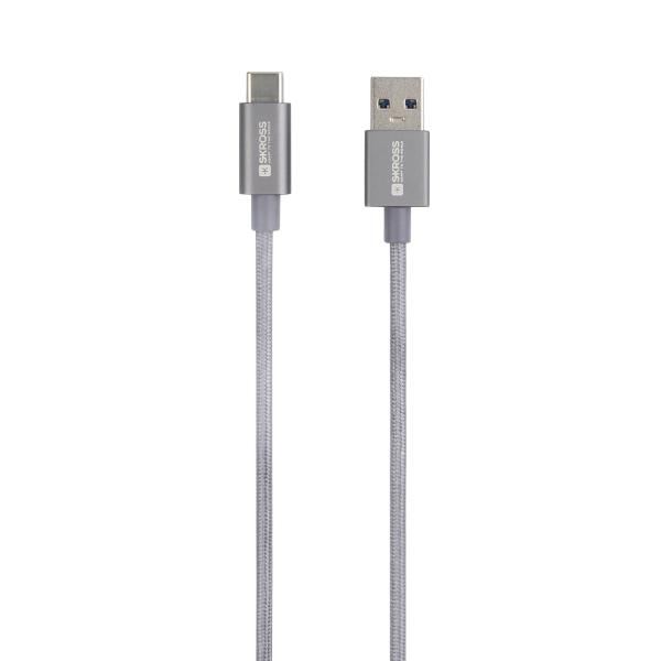 Skross usb-c cable 3.0 skca0012a-c120cn 1.2m space grey - Skross-skca0012a-c120cn-7640166326069