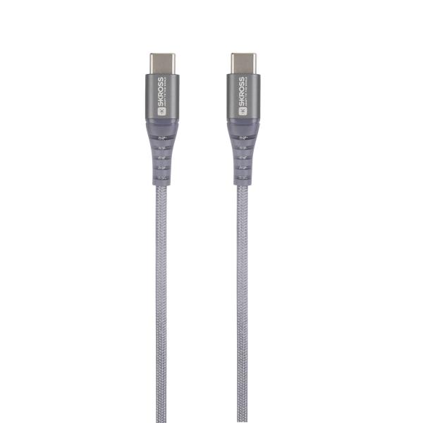 Skross usb-c to usb-c cable 2.0 skca0017c-c120cn 1.2m space grey - Skross-skca0017c-c120cn-7640166326113