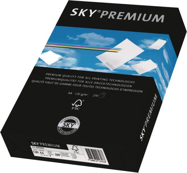 Sky premium papier a3 88233203 120g, weiss 250 blatt - Sky-88233203-7340035205241