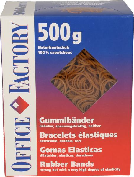 Smart office gummibänder nr. 3 500g 605510 1.3mm/20mm - Smart-office-605510-7640105740246