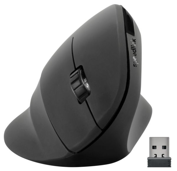 Speedlink piavo ergonomic mouse sl-630019-rrbk wireless, vertical, black - Speedlink-sl-630019-rrbk-4027301318722
