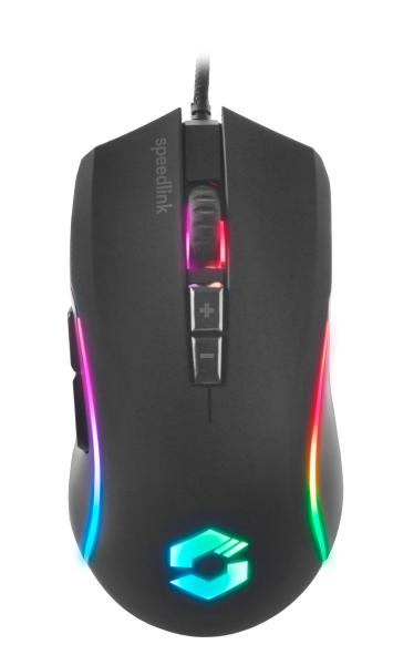 Speedlink zavos gaming mouse sl-680022-rrbk wired, rubber-black - Speedlink-sl-680022-rrbk-4027301551082