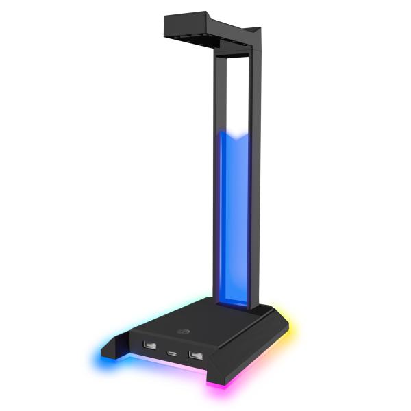Speedlink excello nx rgb headset stand sl-800911-bk usb 2.0 hub, black - Speedlink-sl-800911-bk-4027301129892