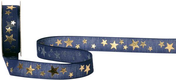 Spyk band cubino Étoiles 1031.1654 16mmx3m blau-gold - Spyk-10311654-7611475268371