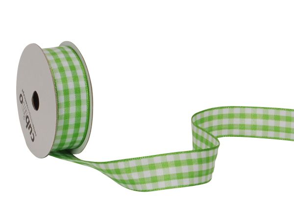 Spyk band cubino vichy 1746.1554 15mmx3m grün-weiss - Spyk-17461554-7611475158214