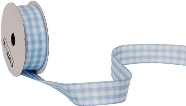Spyk band cubino vichy 1746.1554 15mmx3m blau - Spyk-17461554-7611475164864
