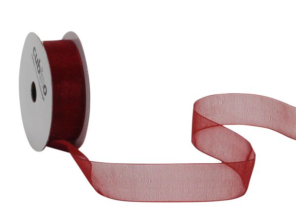 Spyk band cubino organsa 2682.1553 15mmx8m wine - Spyk-26821553-7611475157255