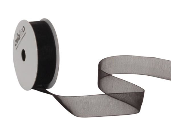 Spyk band cubino organsa 2682.1553 15mmx8m schwarz - Spyk-26821553-7611475158016