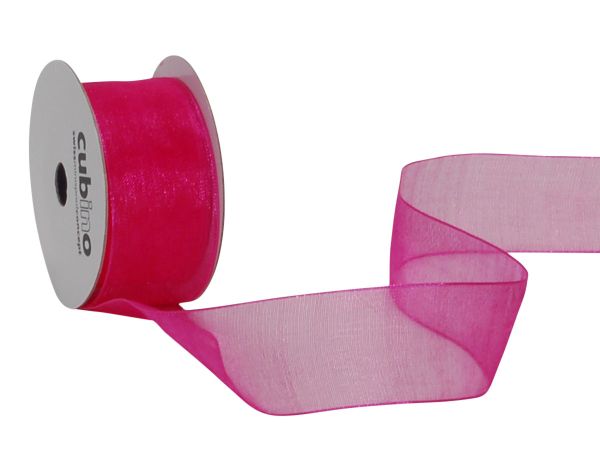 Spyk band cubino organsa 2682.2560 25mmx6m pink - Spyk-26822560-7611475157668