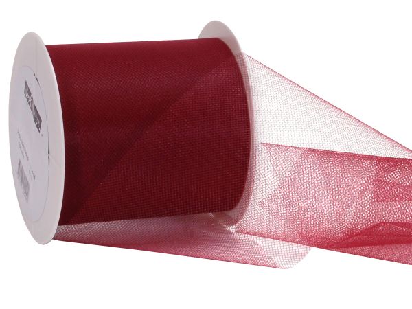 Spyk band tüll 2950.1093 10cmx50m bordeaux - Spyk-29501093-7611475222090