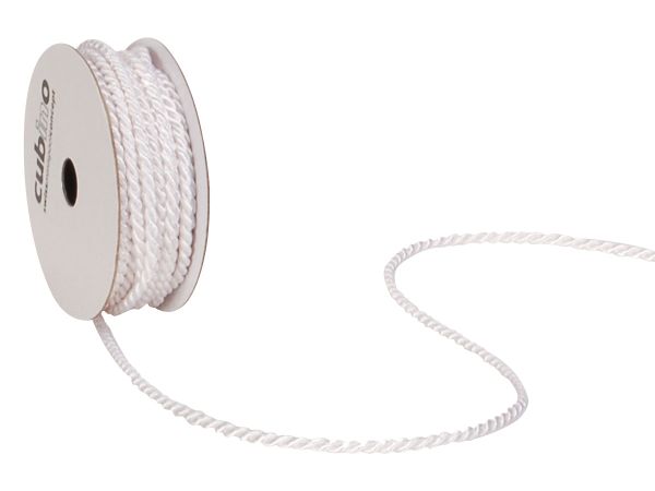 Spyk seidenkordel cubino 3525.0057 3mmx5m weiss - Spyk-35250057-7611475168817
