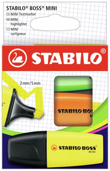 Stabilo boss minipop 07/3-2-02 3 farben ass. - Stabilo-07-3-2-02-4006381583053