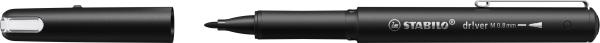 Stabilo fineliner driver medium 0.8mm 1089/46 schwarz - Stabilo-1089-46-4006381614184