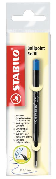 Stabilo ballpoint refill mine 0.5mm 2/041-02 blau - Stabilo-2-041-02-4006381427722