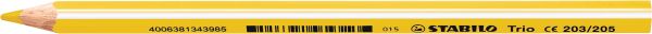 Stabilo farbstift ergonomisch 4,2mm 203/205 trio dick gelb - Stabilo-203-205-4006381343800