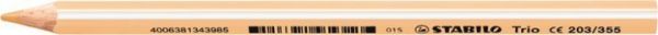 Stabilo farbstift ergonomisch 4,2mm 203/355 trio dick apricot - Stabilo-203-355-4006381343947