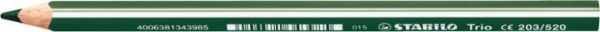 Stabilo farbstift ergonomisch 4,2mm 203/520 trio dick laubgrün - Stabilo-203-520-4006381344029