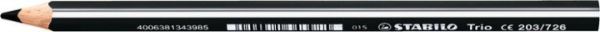 Stabilo farbstift ergonomisch 4,2mm 203/750 trio dick schwarz - Stabilo-203-750-4006381344142