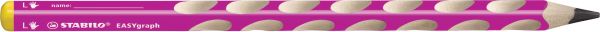 Stabilo bleistift easygraph 321/01hb6 linkshänder pink - Stabilo-321-01hb6-4006381494601