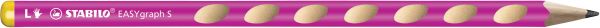 Stabilo bleistift easygraph s hb 325/01-hb-6 pink, l - Stabilo-325-01-hb-6-4006381530576