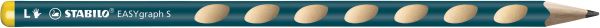 Stabilo bleistift easygraph s hb 325/hb-6 petrol, l - Stabilo-325-hb-6-4006381530552