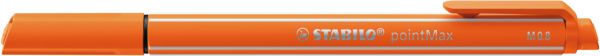Stabilo fineliner pointmax 0.8mm 488/30 gelb/rot - Stabilo-488-30-4006381581349
