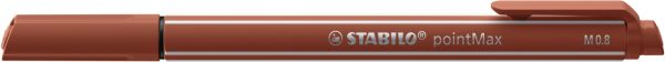 Stabilo fineliner pointmax 0.8mm 488/38 rötel - Stabilo-488-38-4006381581431