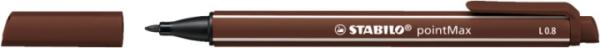 Stabilo fineliner pointmax 0.8mm 488/45 braun - Stabilo-488-45-4006381503389-02.jpg