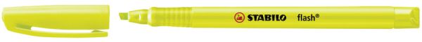 Stabilo textmarker flash 1/3,5mm 555/24 gelb - Stabilo-555-24-4006381131223