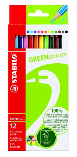 Stabilo farbstifte greencolors 6019/2121 12 farben - Stabilo-6019-2121-4006381366076